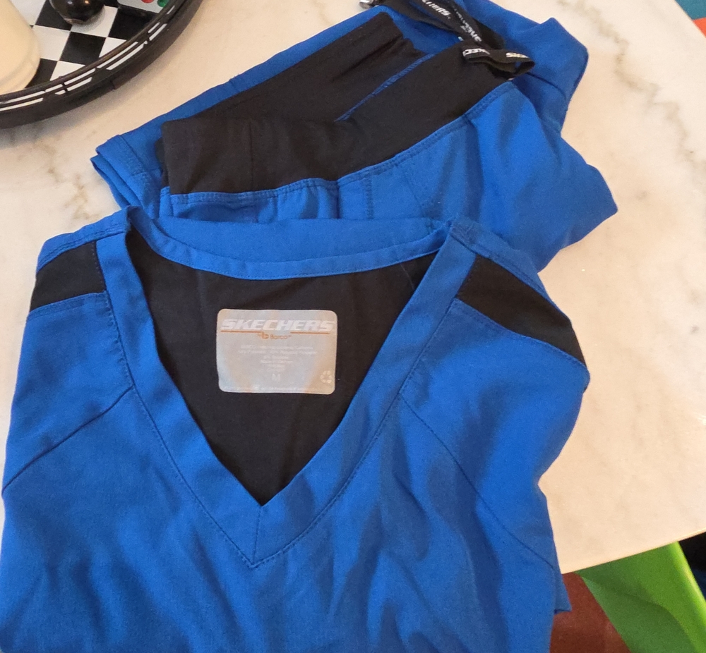 Skechers Barco Royal Blue Scrub Set